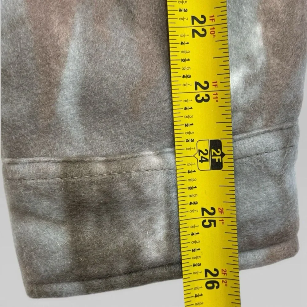 NWT Camo Sherpa Lined Shacket Jacket M‎ Button Front Original Deluxe Supply